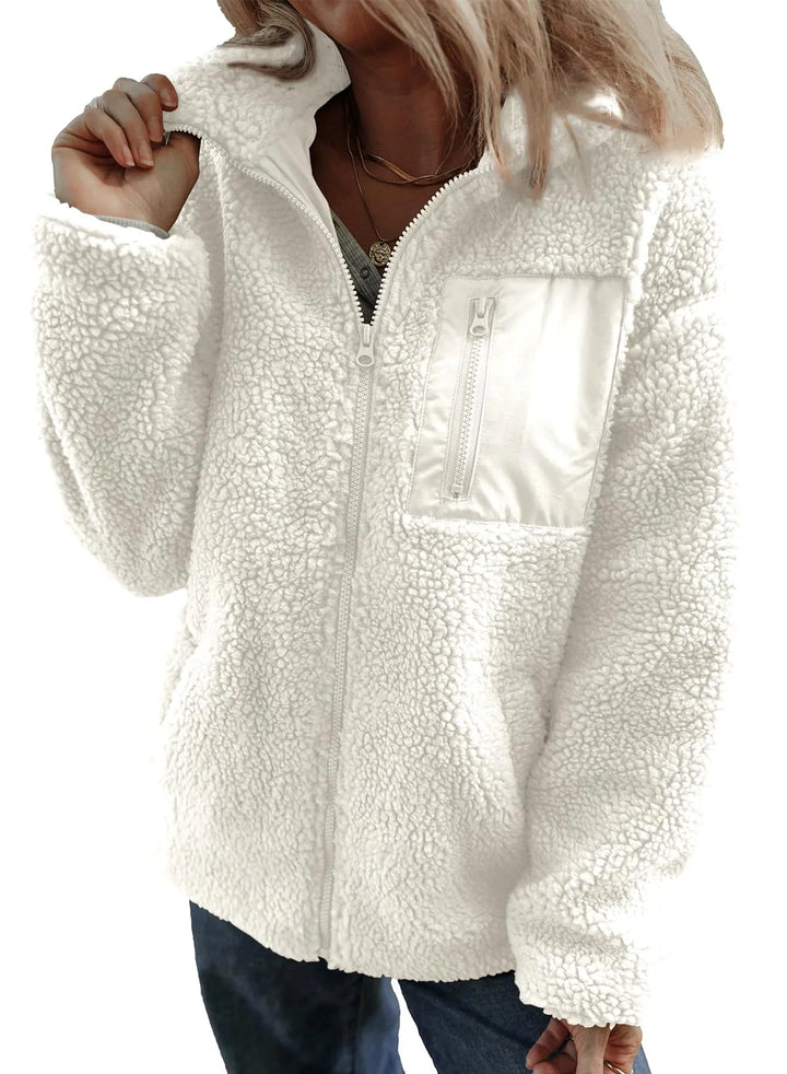 Anastasia |  Teddy Full Zipper Fleece Jacket