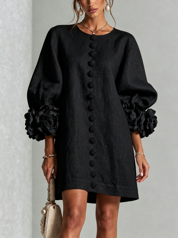 Florielle | Floral Button-Down Mini Dress