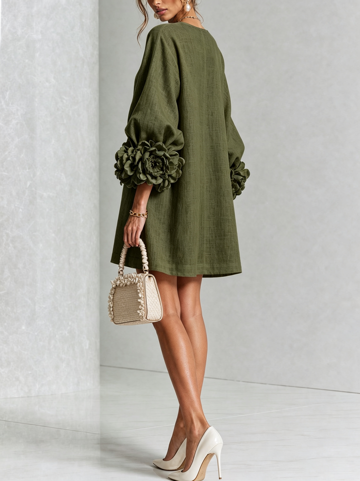 Florielle | Floral Button-Down Mini Dress