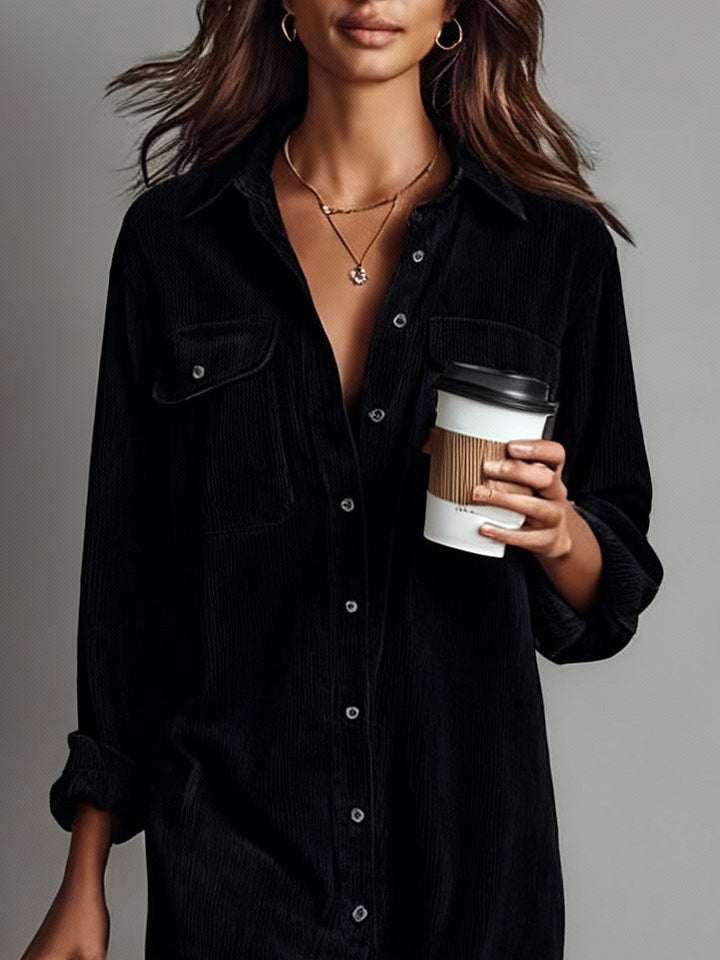 Clara | Midi Dress in Velvet