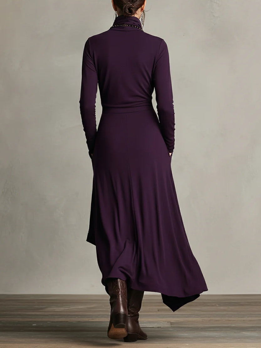 Iris | Purple Maxi Dress