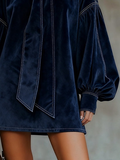 Mia | Mini Velvet Dress