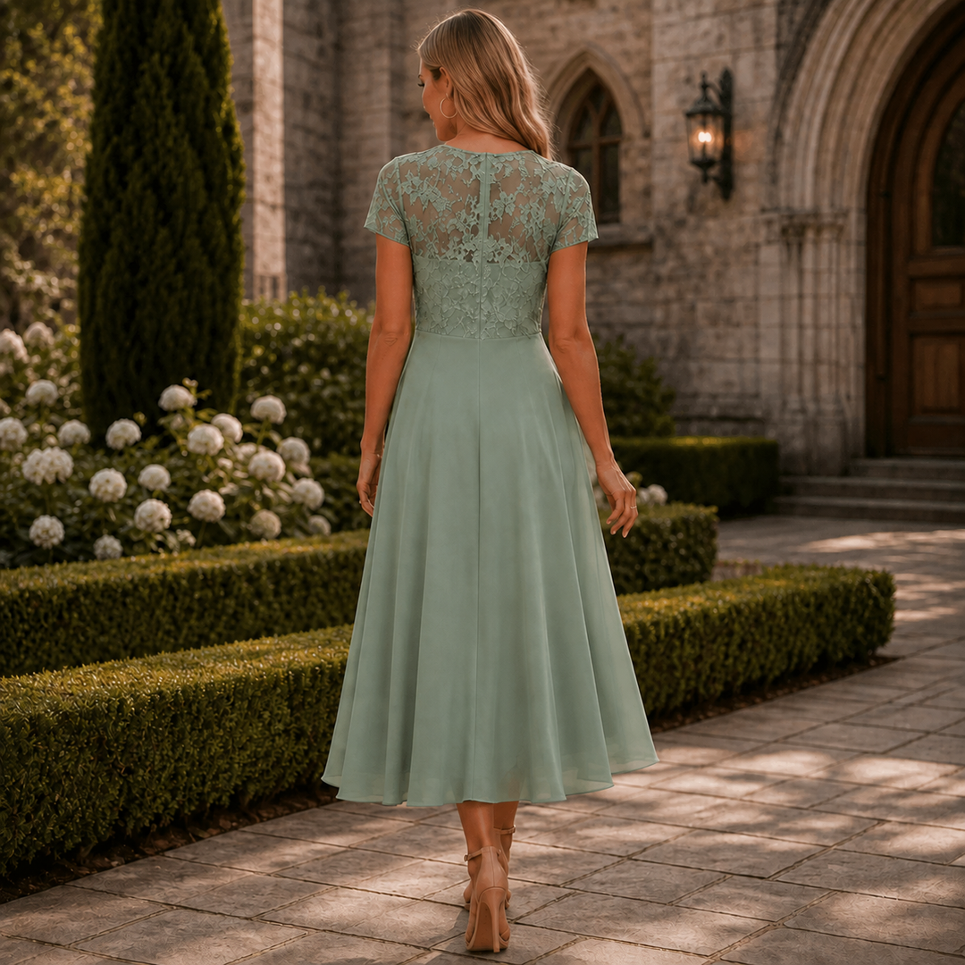 Lucy | Sophisticated Floral Lace Dress
