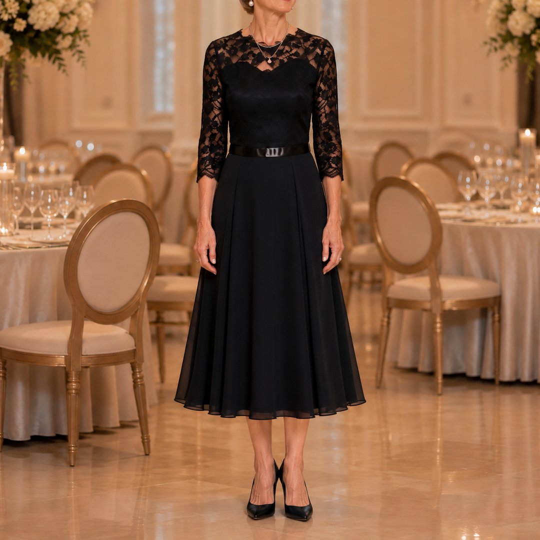 Carmona | The Lace Maxi That Falls Into One Long Line