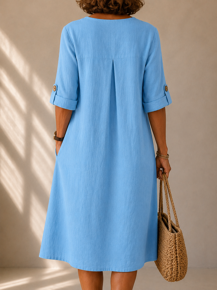 Amelia | Button Dress