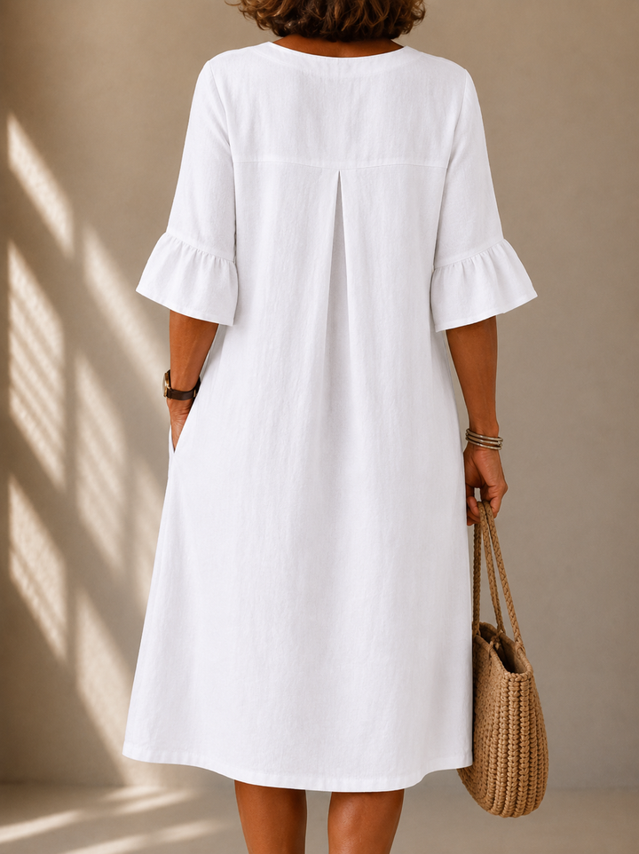 Audrey | Button Dress