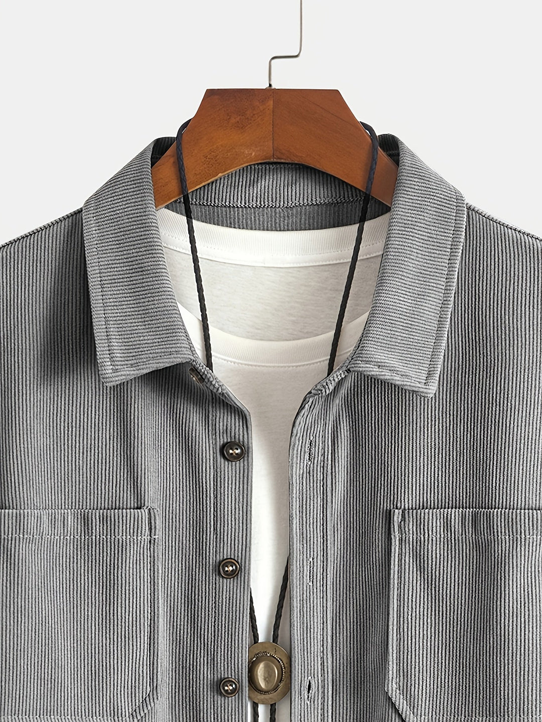 Brandon | Ribbed Textured Overshirt