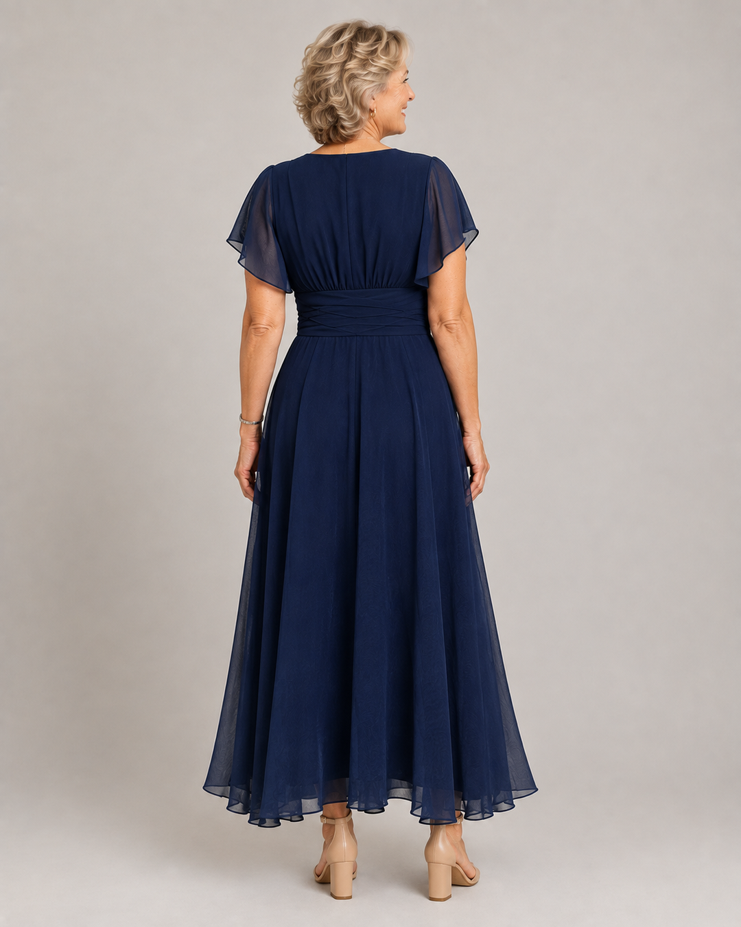 Yelena | V-Neck A-Line Dress