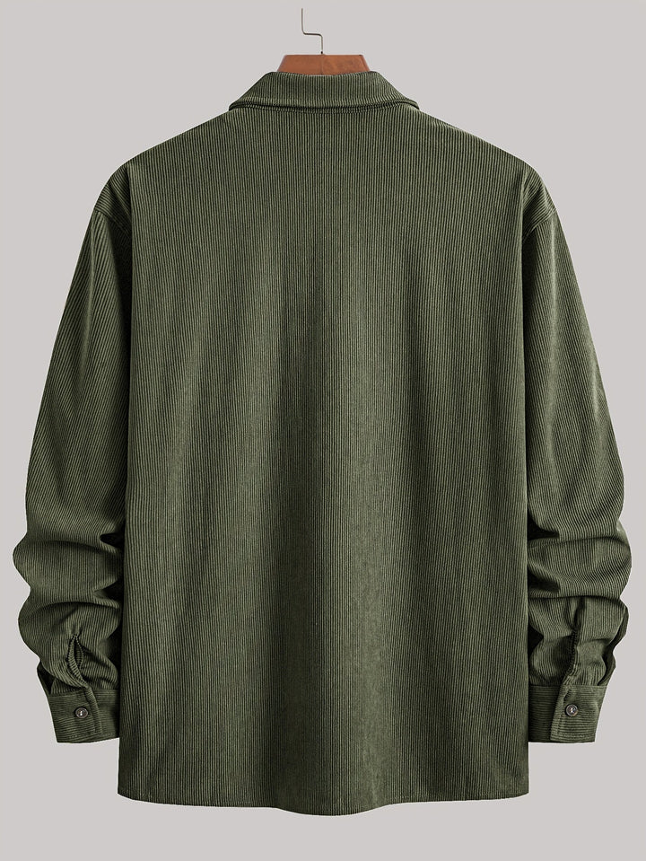 Brandon | Ribbed Textured Overshirt