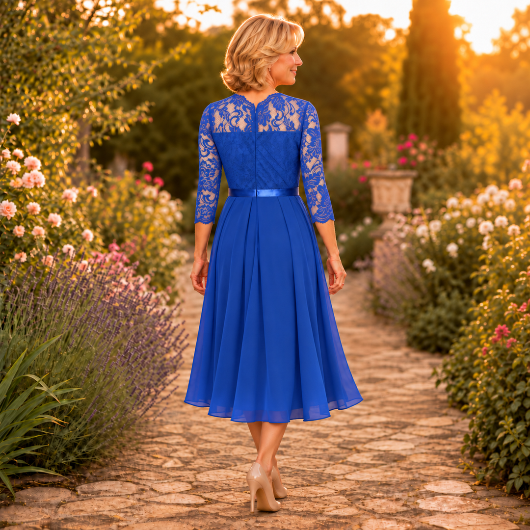 Carmona | The Lace Maxi That Falls Into One Long Line