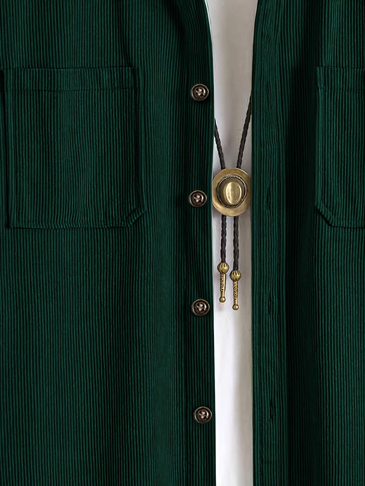 Brandon | Ribbed Textured Overshirt