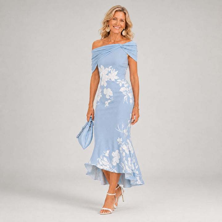 Althea | Floral, Form-Fitting Midi Dress
