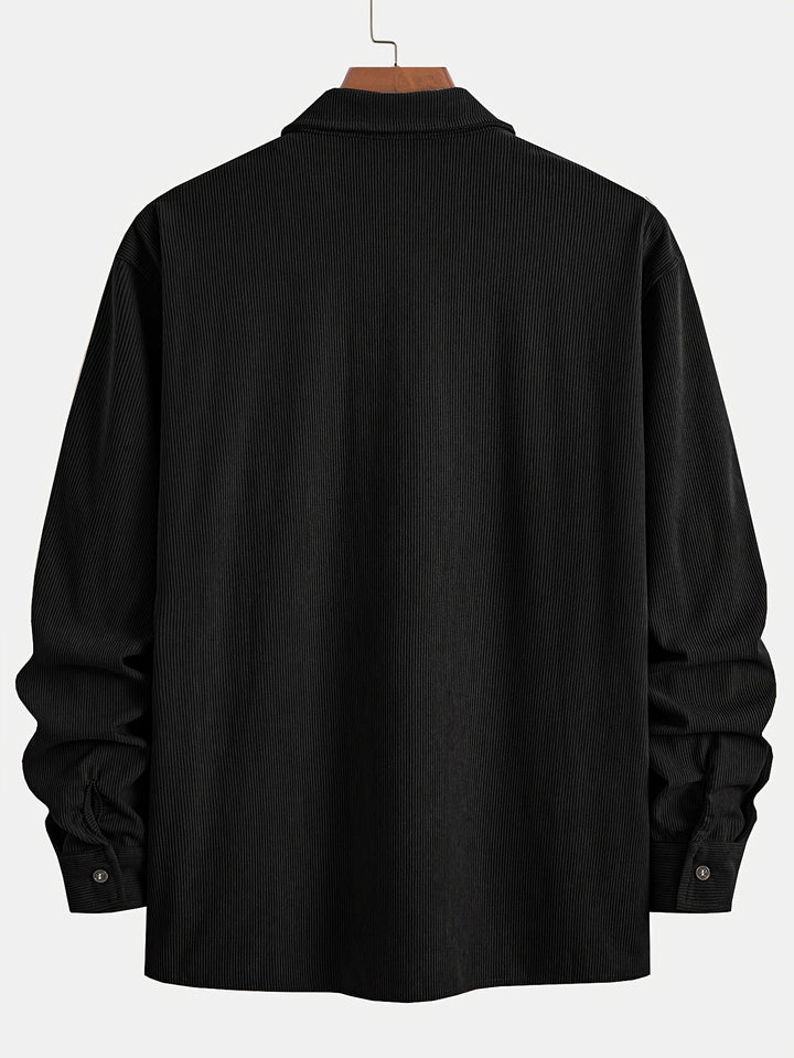 Brandon | Ribbed Textured Overshirt