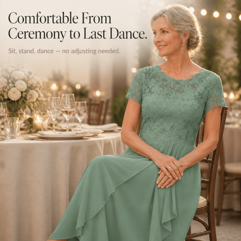 Lucy | Sophisticated Floral Lace Dress