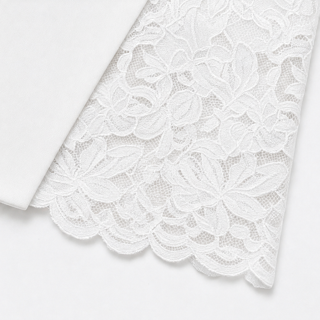 Laila | Floral Lace Panel Blazer Dress