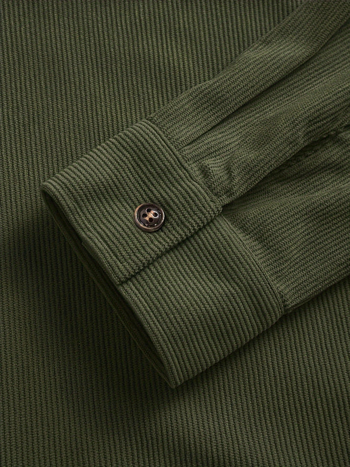 Brandon | Ribbed Textured Overshirt