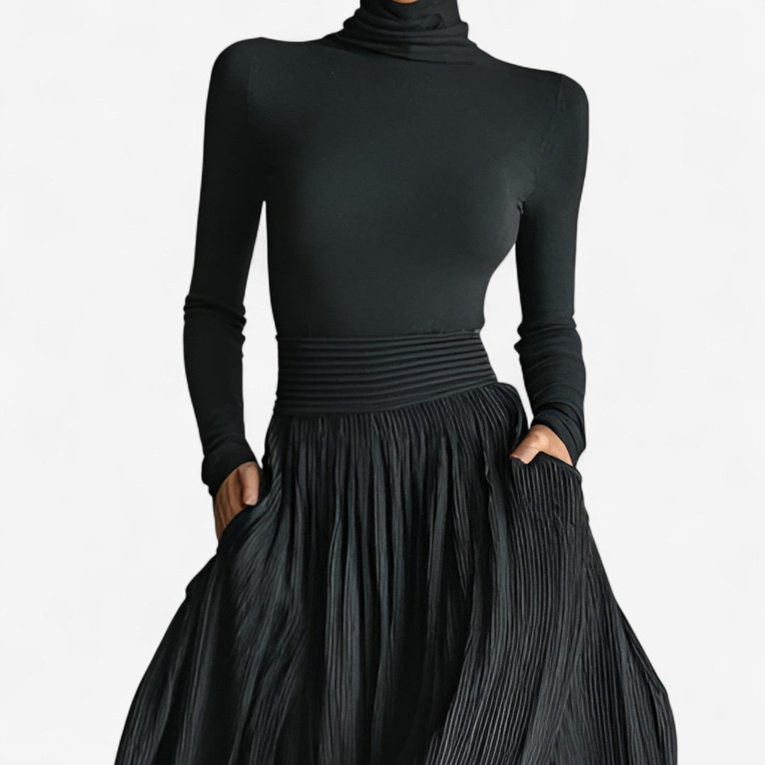Rachel | High Waist Maxi Dress