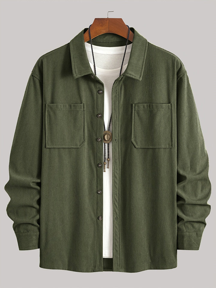 Brandon | Ribbed Textured Overshirt