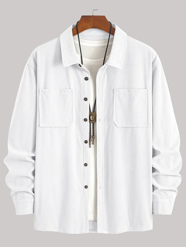 Brandon | Ribbed Textured Overshirt