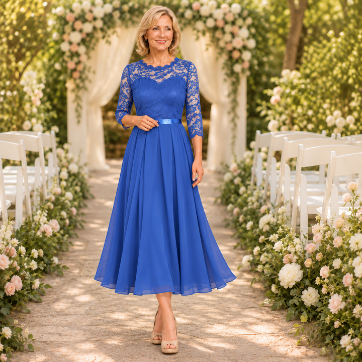 Carmona | The Lace Maxi That Falls Into One Long Line