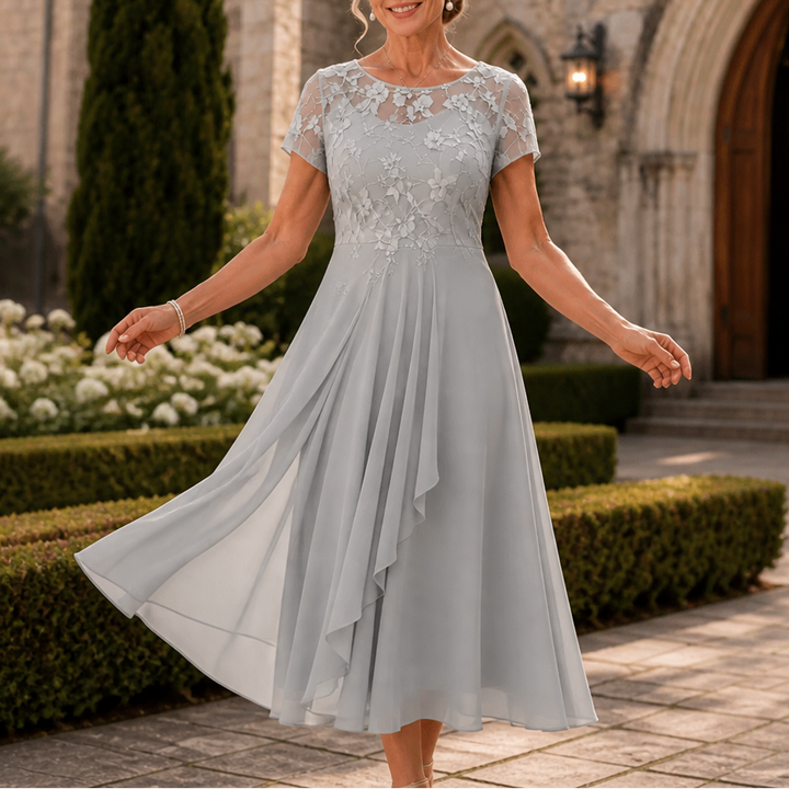 Lucy | Sophisticated Floral Lace Dress