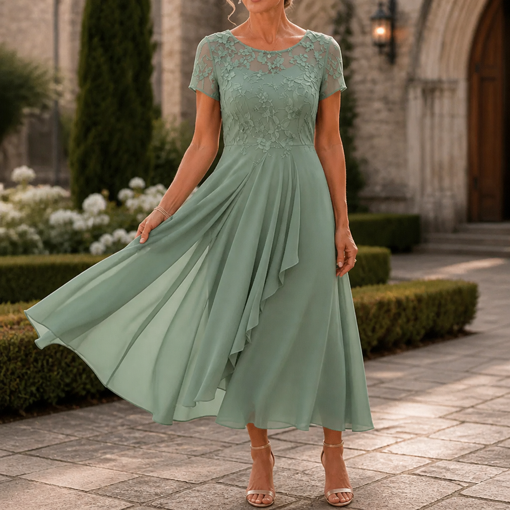 Lucy | Sophisticated Floral Lace Dress