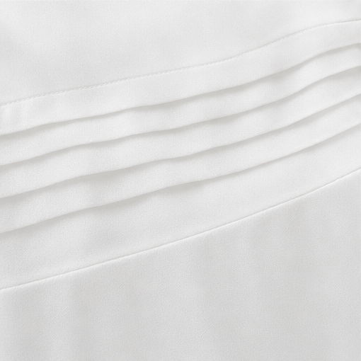 Disa | Draped-Neck Pleated A-Line Wedding Guest Dress