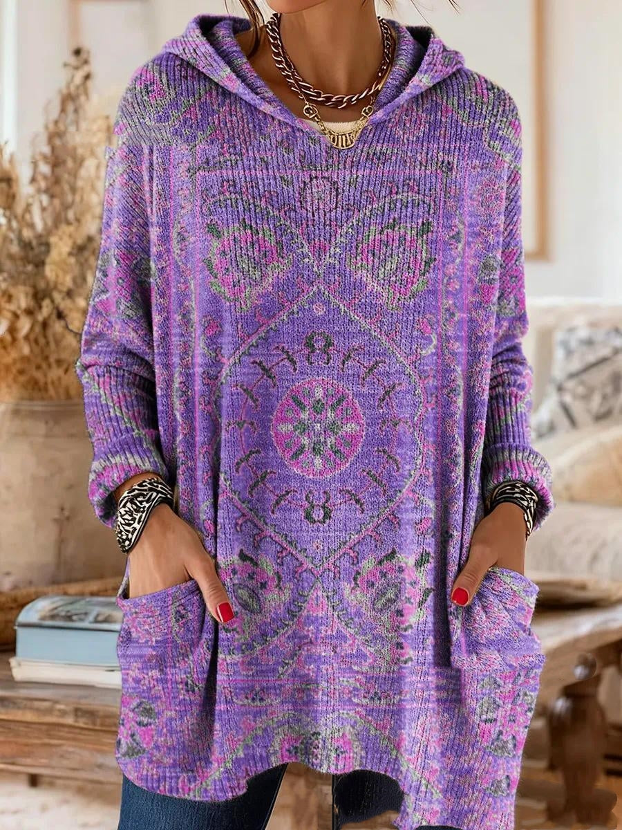 Lizzy | Retro Printed Hoodie