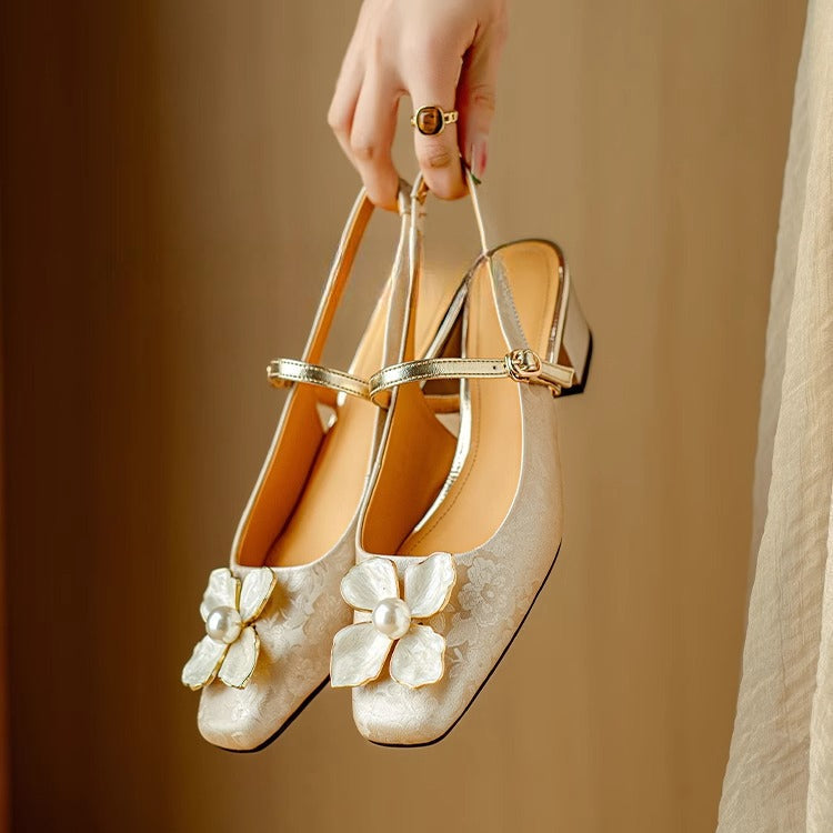 Diana | Genine Slingback Pumps