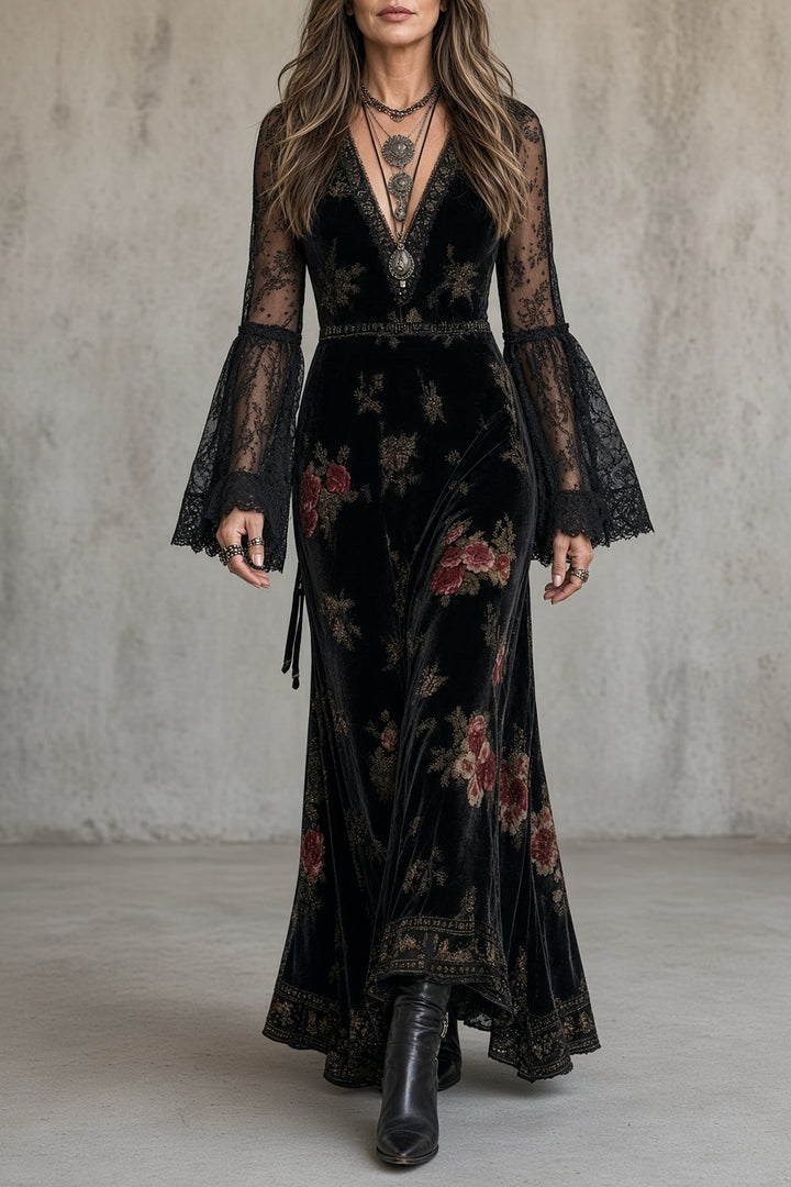 Nikita | Velvet Dress