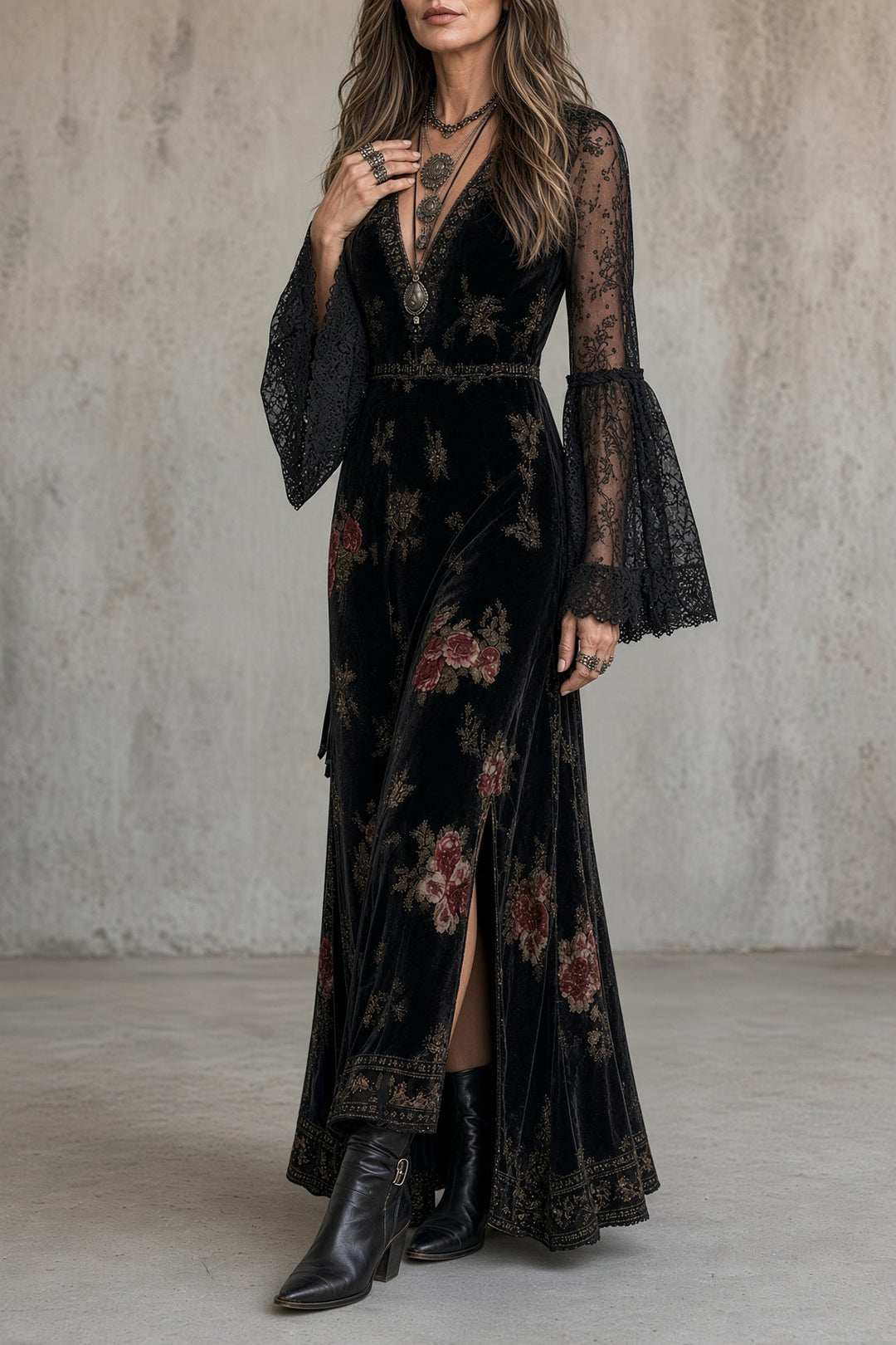 Nikita | Velvet Dress