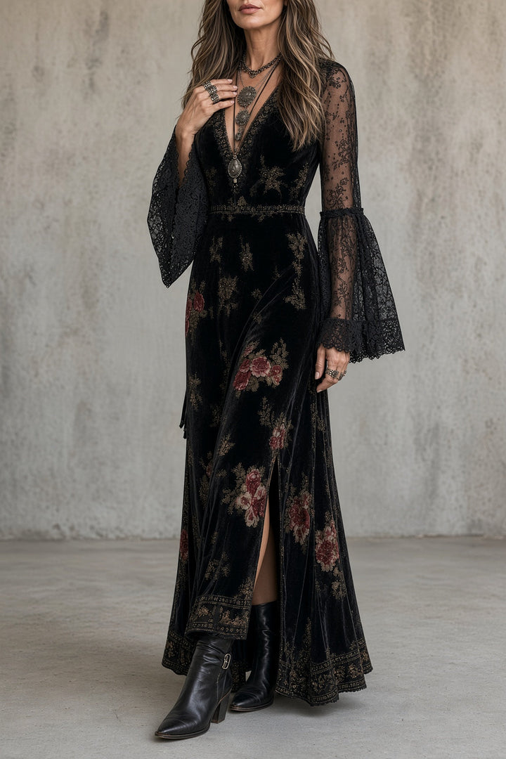 Nikita | Velvet Dress