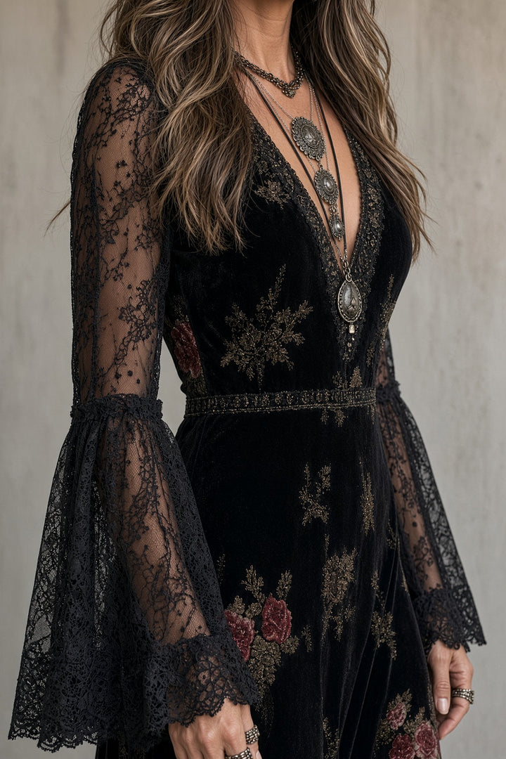 Nikita | Velvet Dress