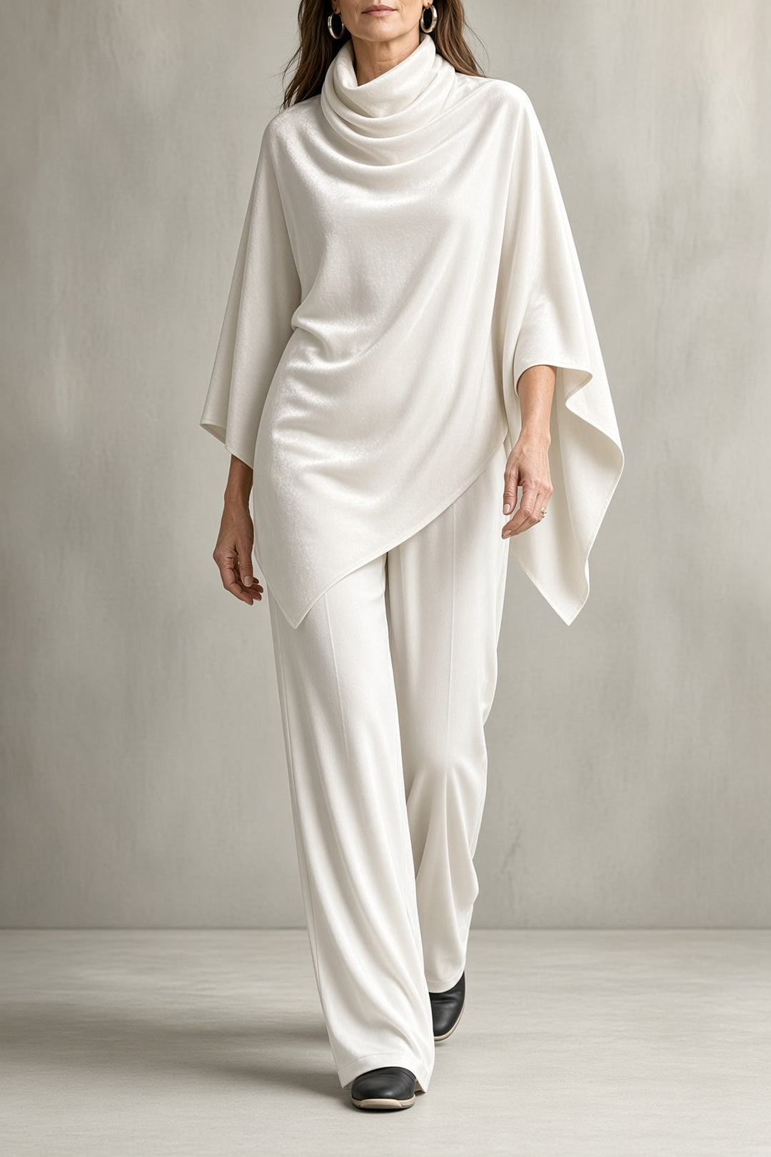 Moria | Draped Velvet Two-Piece Set