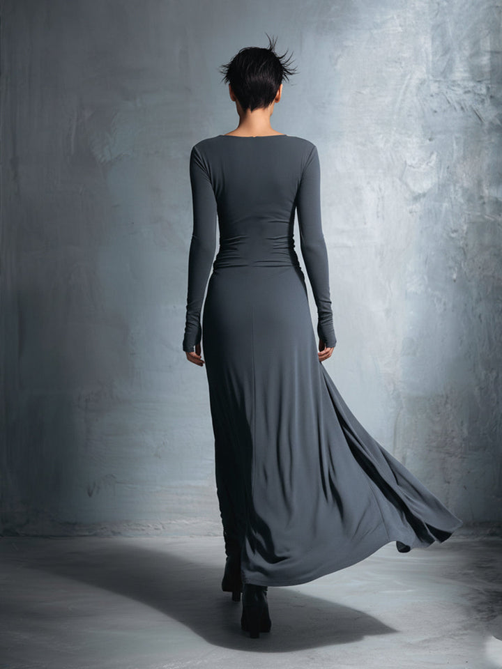 Naomie | Side Knot Maxi Dress