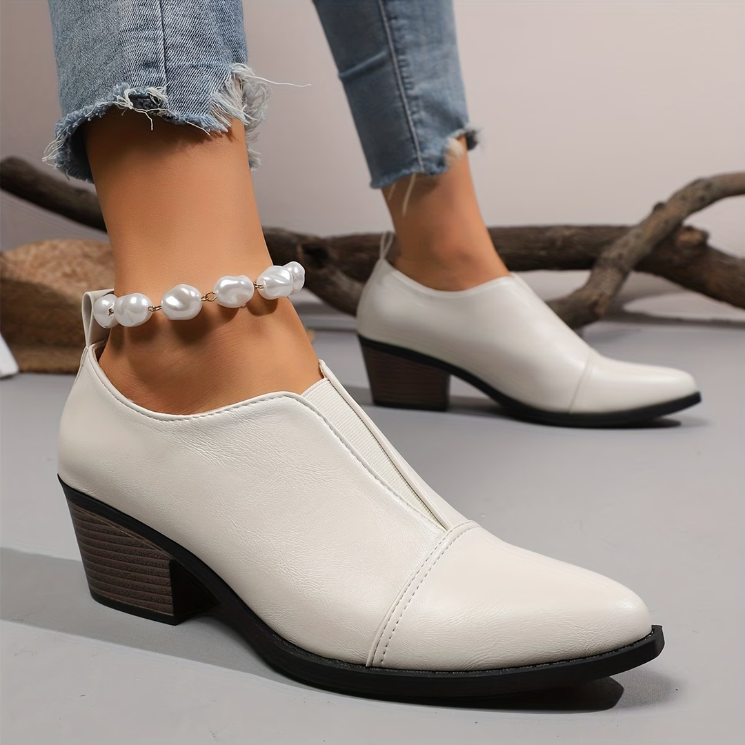 Halia | Leather Orthopedic Ankle Boots