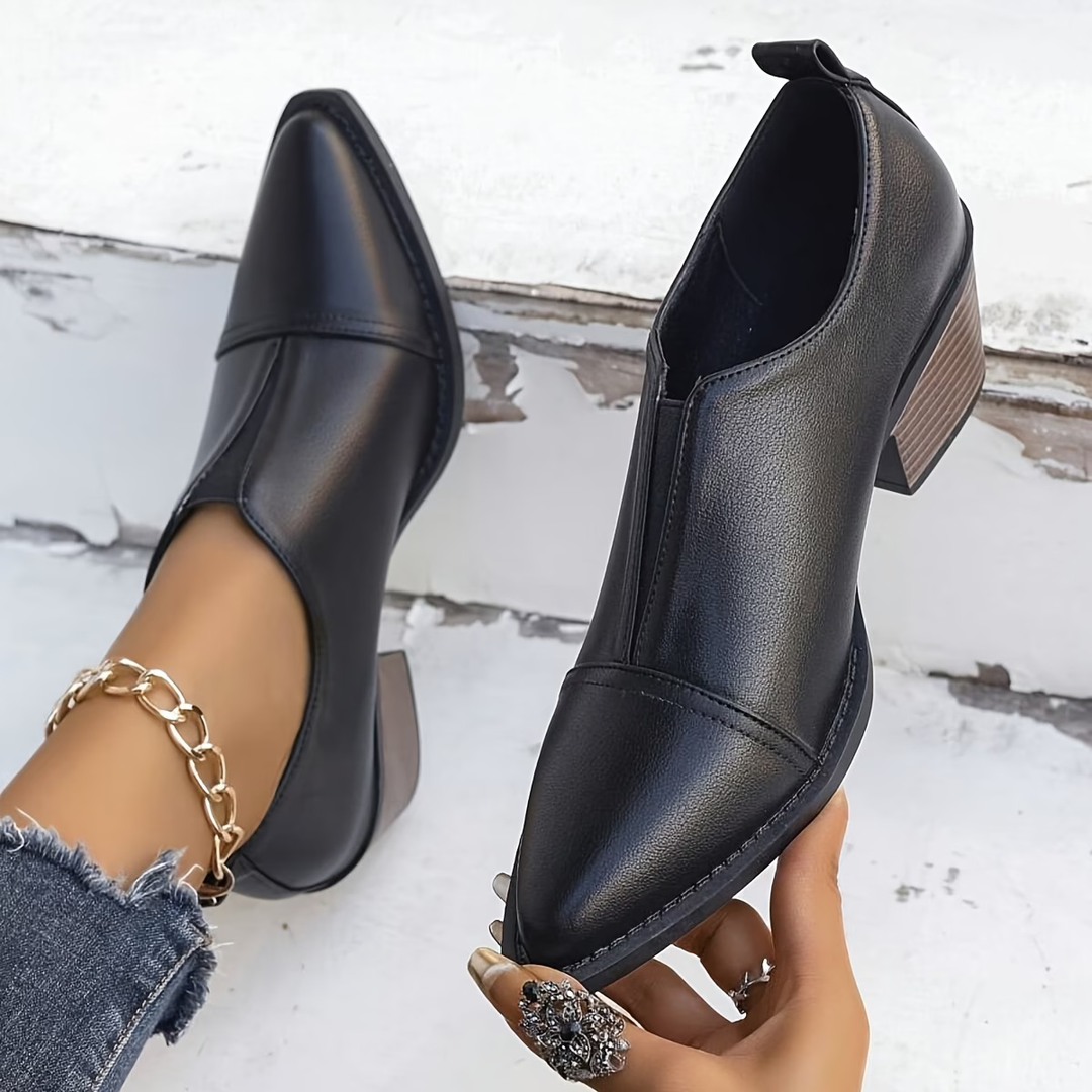 Halia | Leather Orthopedic Ankle Boots