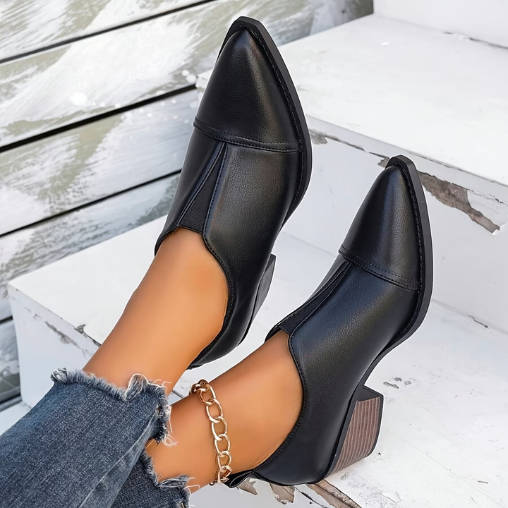 Halia | Leather Orthopedic Ankle Boots