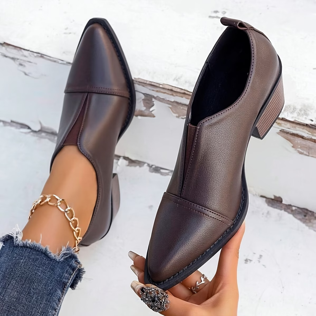 Halia | Leather Orthopedic Ankle Boots