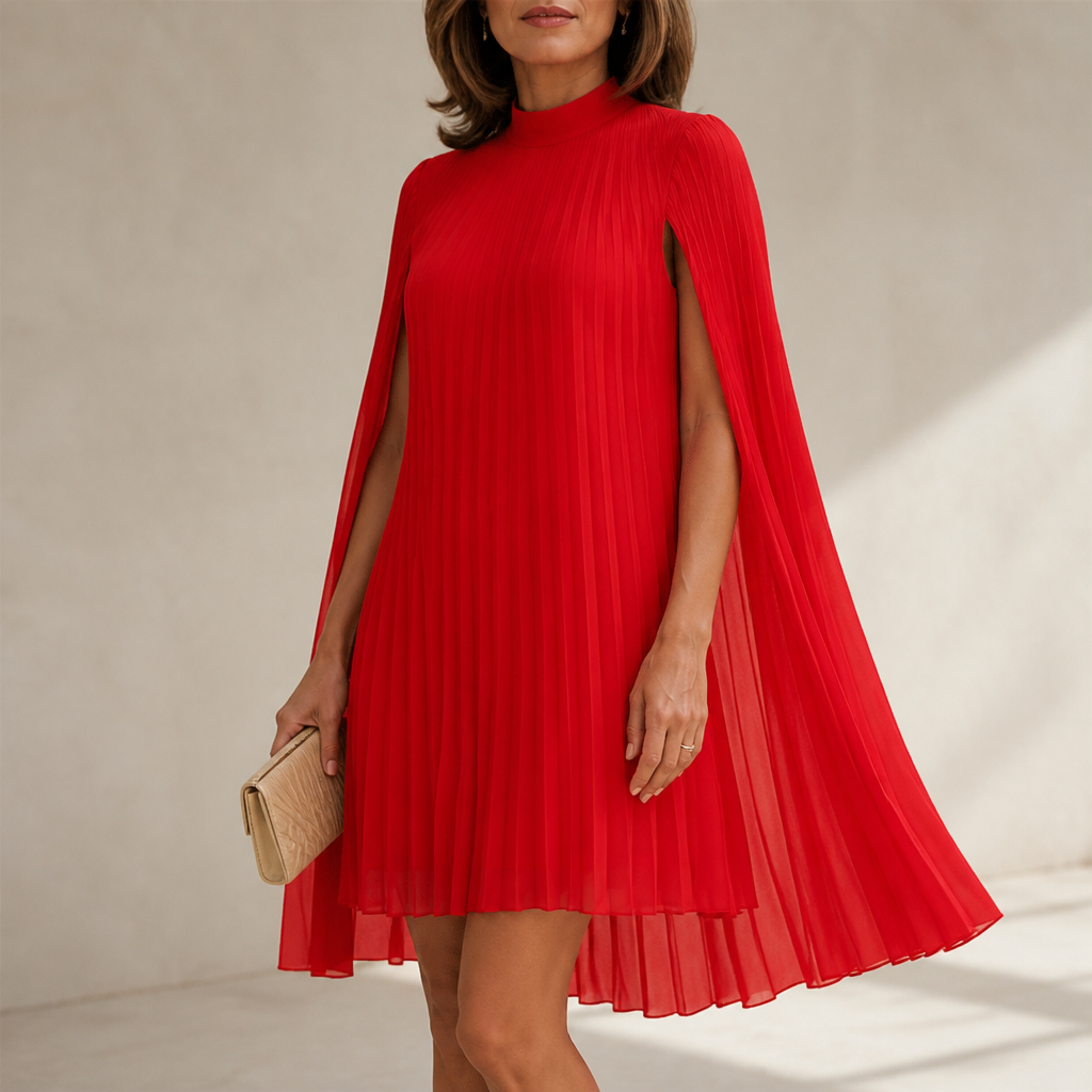 Paulette | Cape Sleeve Dress That Moves As Beautifully As You Do