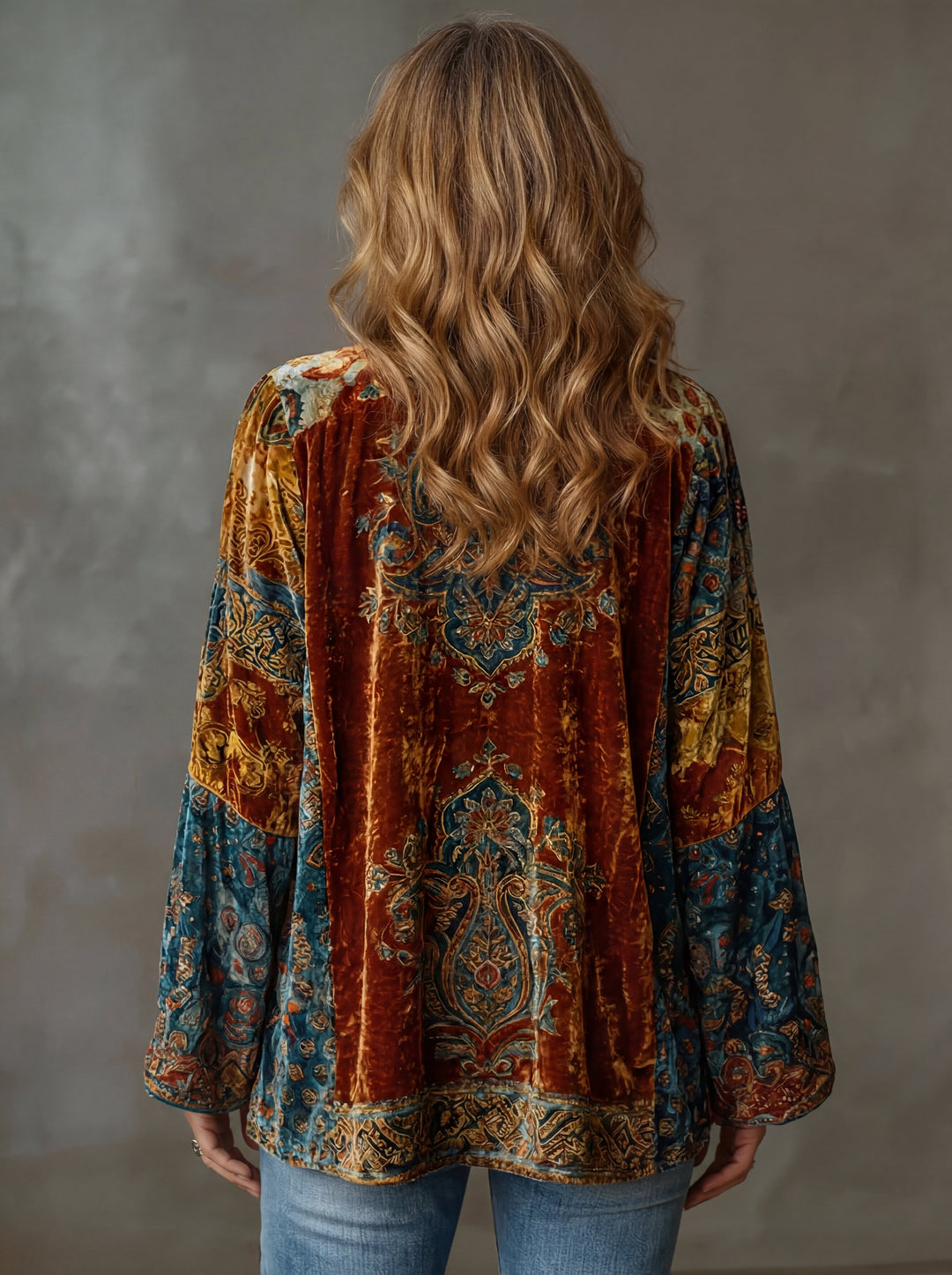 Desiree | Boho Embroidered Kimono Cardigan