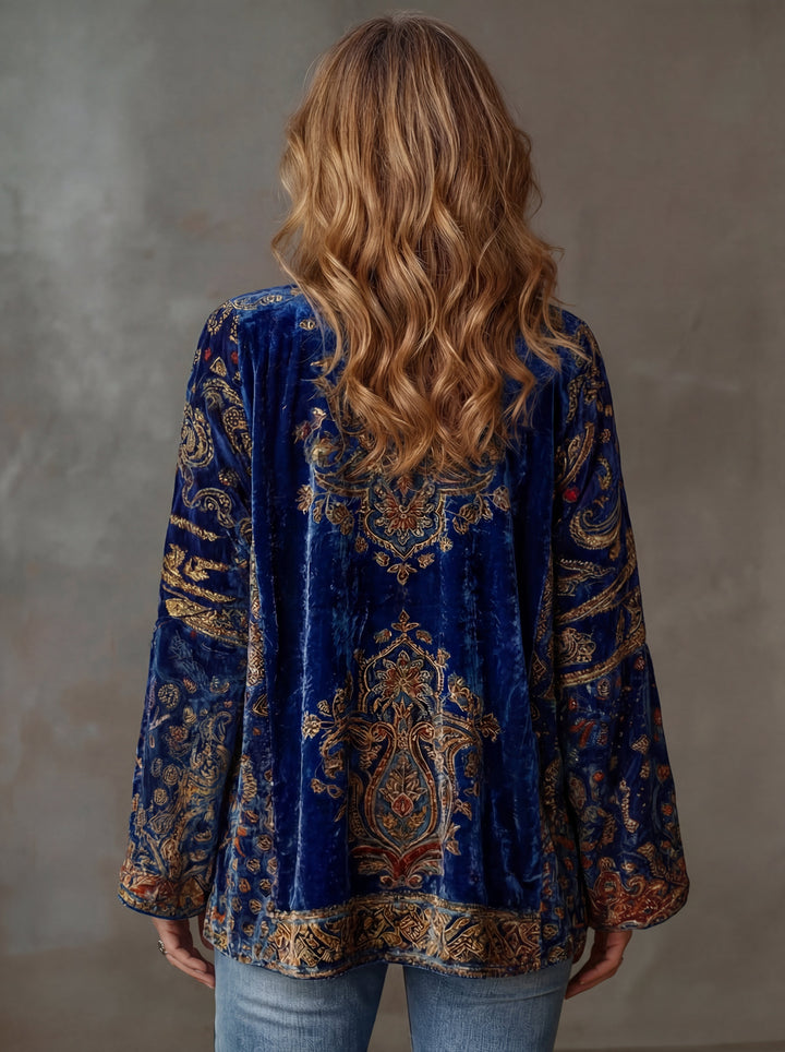 Desiree | Boho Embroidered Kimono Cardigan