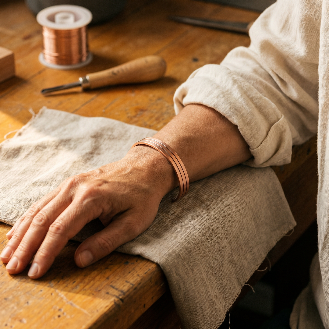 Furrow | Copper Bracelet