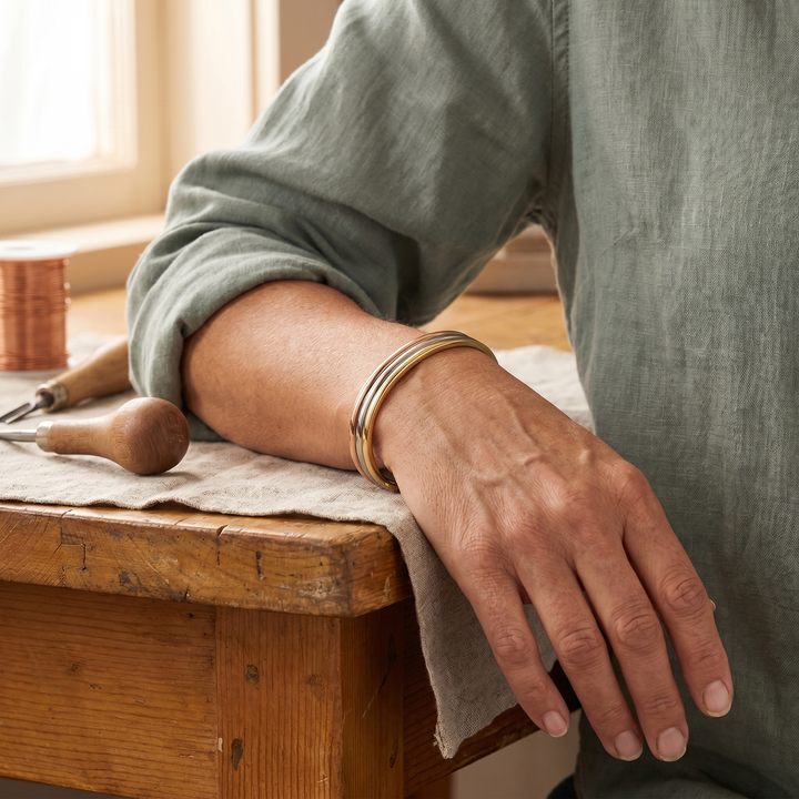 Seam | Copper Bracelet