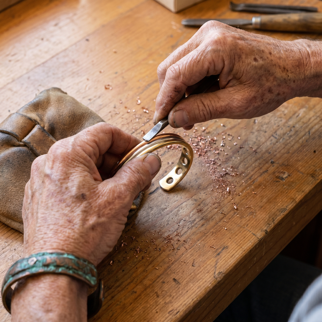 Seam | Copper Bracelet