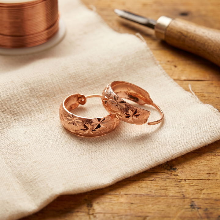 Starburst | Copper Earrings