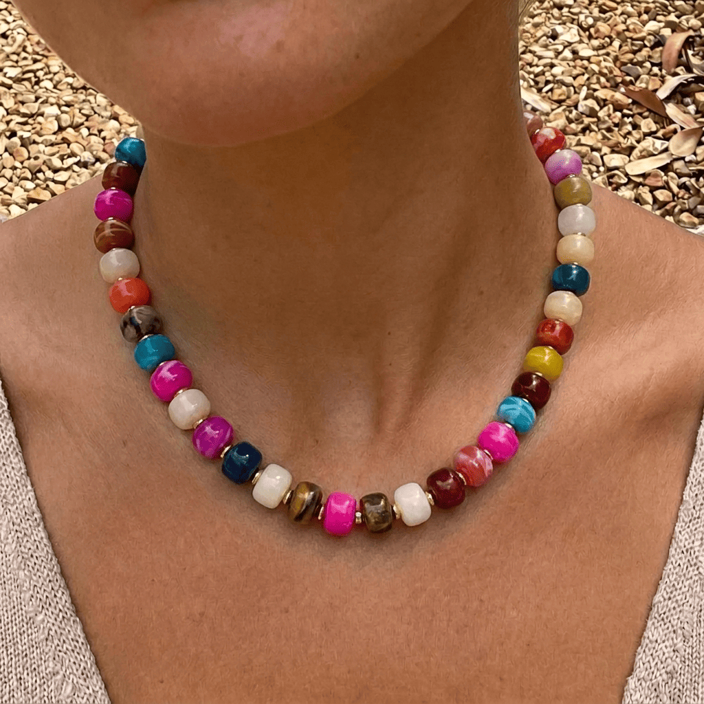 Nora | Natural bead necklace