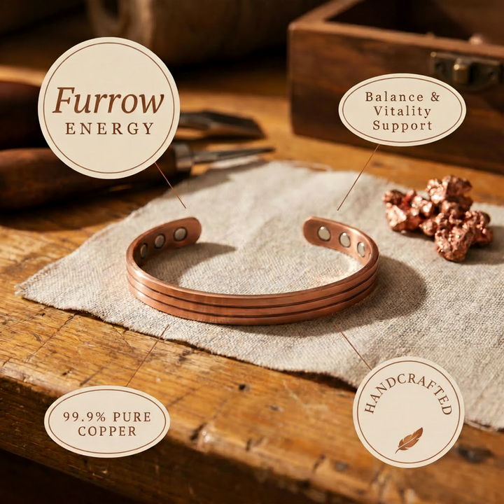 Furrow | Copper Bracelet