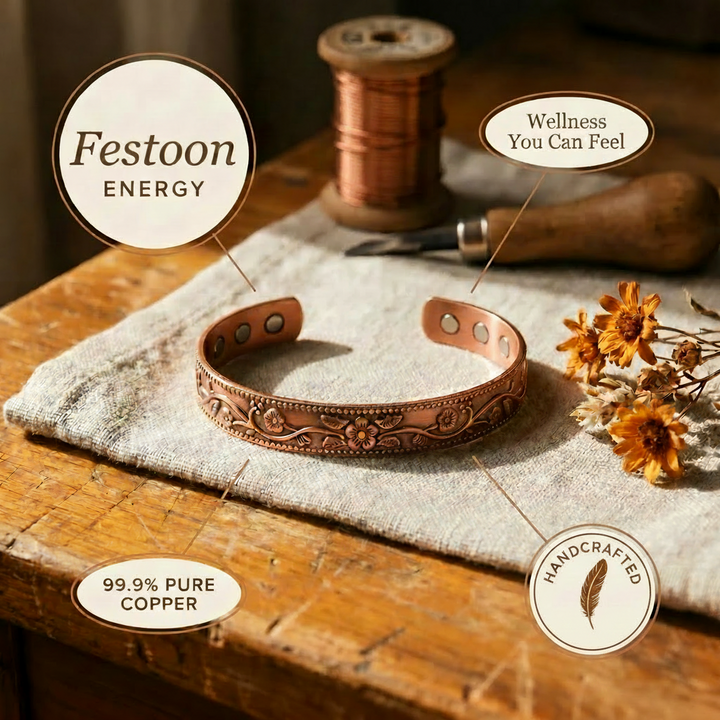 Festoon | Copper Bracelet