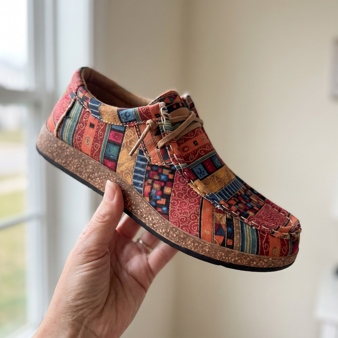 Rochelle | Orthopedic Patterned Sneakers